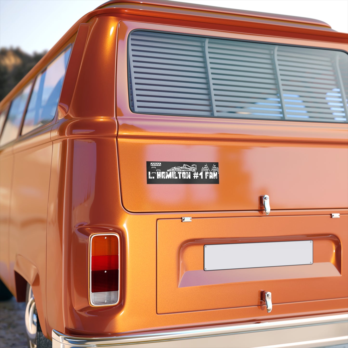 L. Hamilton #1 Fan Bumper Sticker