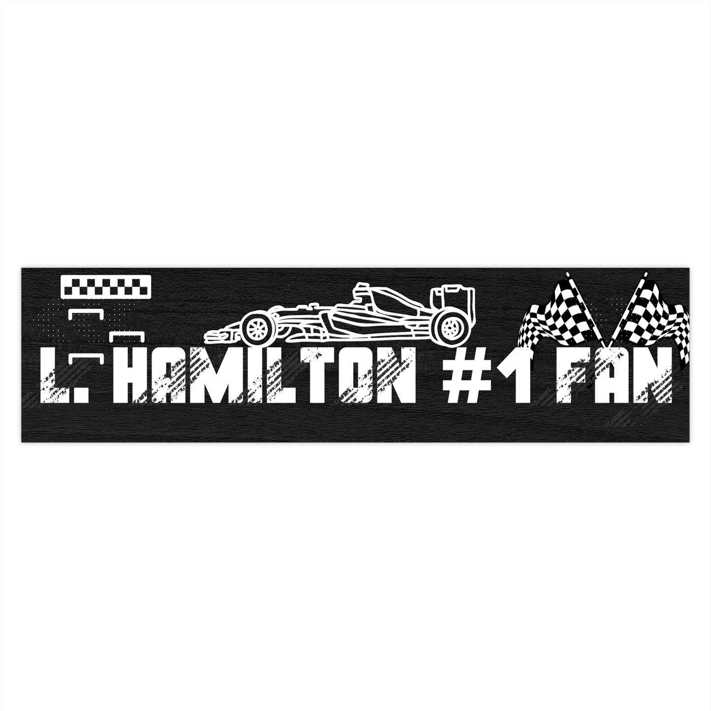 L. Hamilton #1 Fan Bumper Sticker