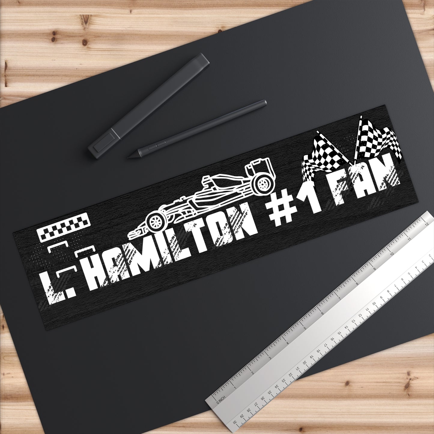 L. Hamilton #1 Fan Bumper Sticker