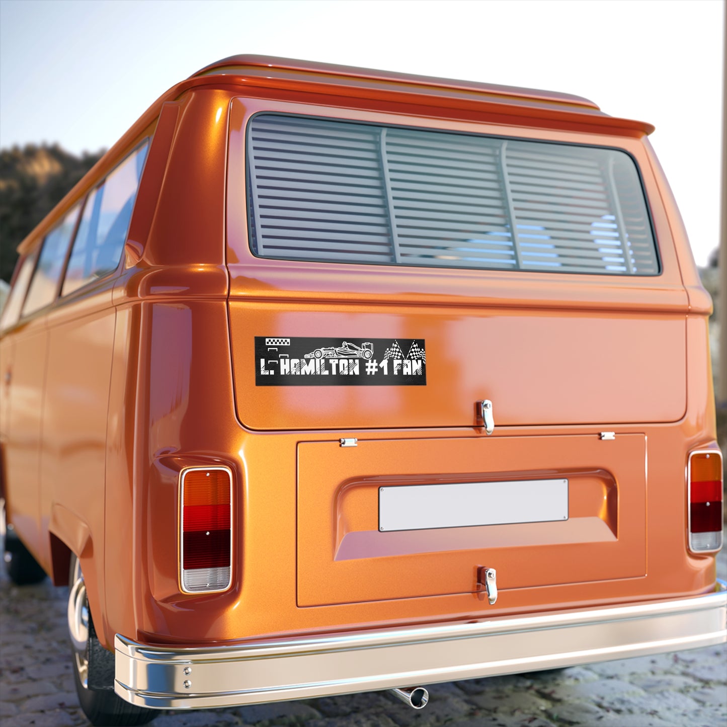 L. Hamilton #1 Fan Bumper Sticker