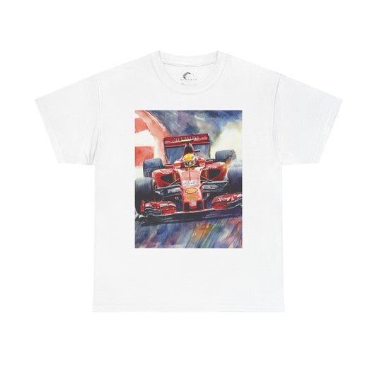 Lewis Hamilton Inspired Watercolor Race Car T-Shirt