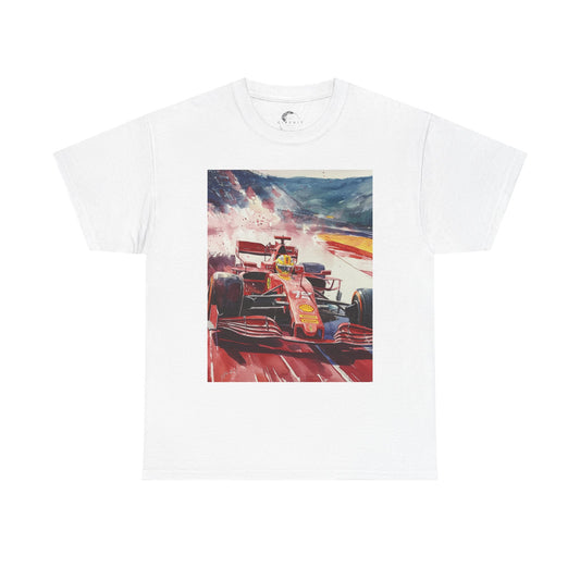 Red Track Watercolor T-Shirt